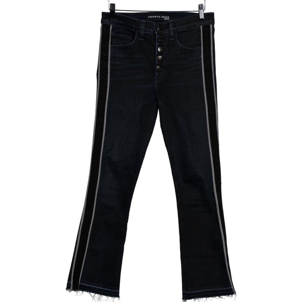 Veronica Beard (Carolyn 10” Baby Boot) Mid Rise button up Blue Jeans. Size 26